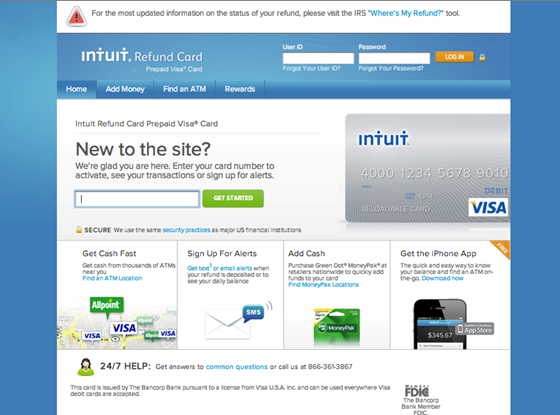 Intuit: Intuit Refund Card